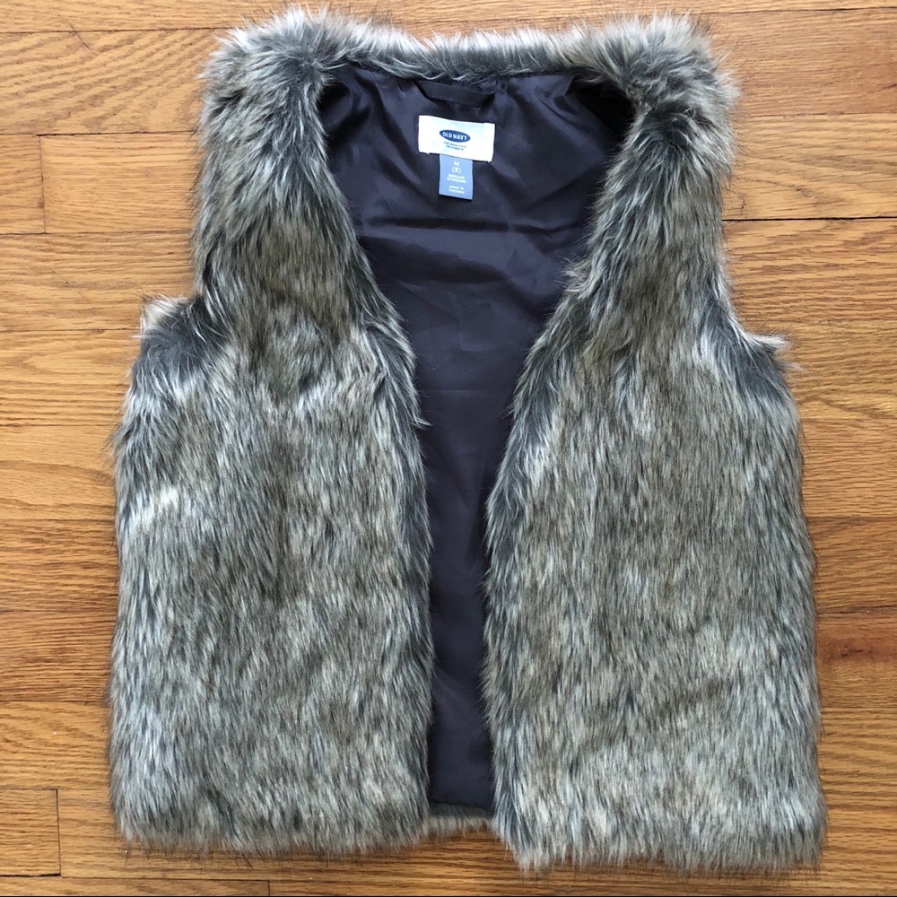 Faux fur vest